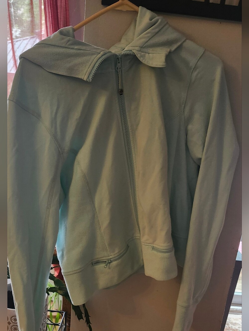 Lululemon Light Blue Women’s Zip-Up Hoodie